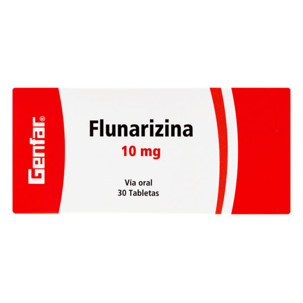 FLUNARIZINA 10 MG 30 TABLETAS GF