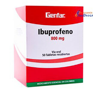 IBUPROFENO 800 MG 50 TABLETAS GF