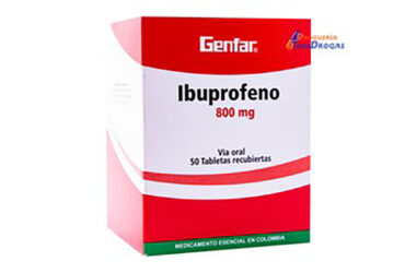 IBUPROFENO 800 MG 50 TABLETAS GF