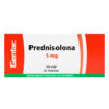 PREDNISOLONA 5 MG 30 TABLETAS GF