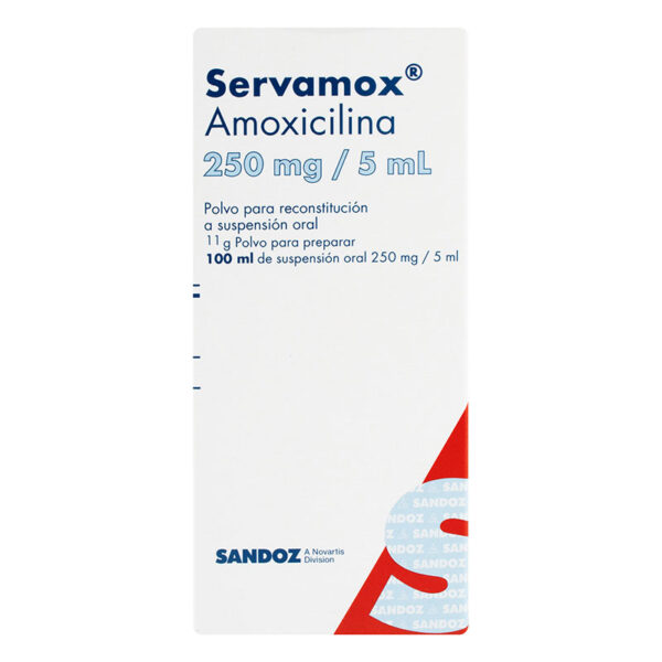 SERVAMOX 250 MG SUSPENSION 100 ML