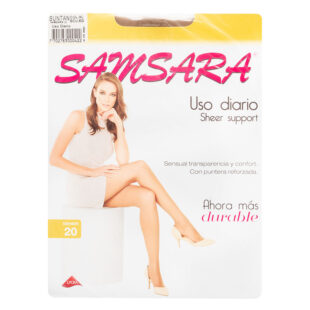 MEDIAS SAMSARA SHEER SUPPOR XL SUNTAN