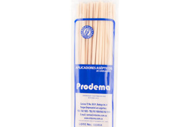 APLICADOR PRODEMA ALGODON MADERA 20 UND