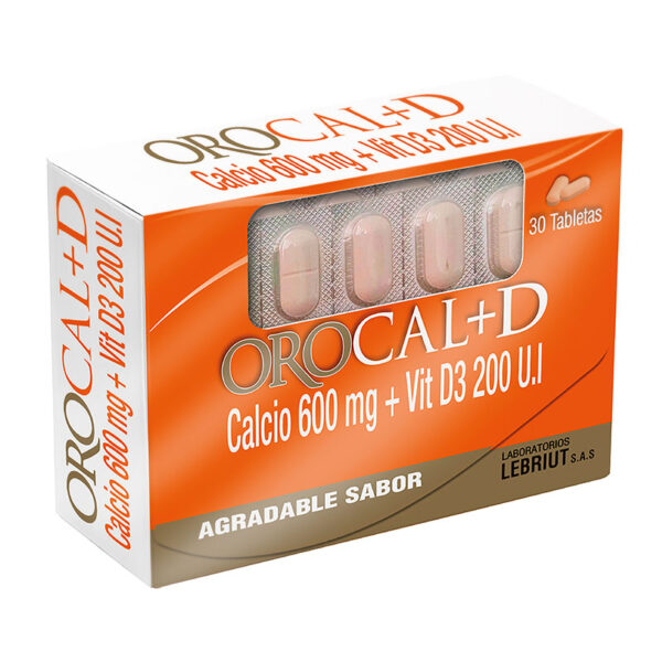 OROCAL D 30 TABLETAS MASTICABLES LP