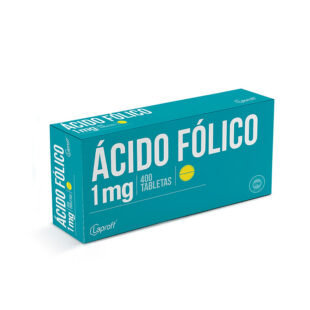 ACIDO FOLICO 1 MG 400 TABLETAS LP