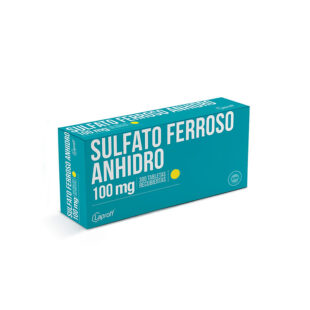 SULFATO FERROSO 100 MG 300 TABLETAS LP
