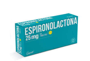 ESPIRONOLACTONA 25 MG 20 TABLETAS LP