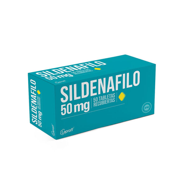 SILDENAFILO 50 MG 50 TABLETAS LP