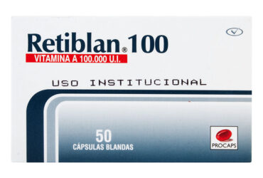 RETIBLAN 100 MG 50 CAPSULAS
