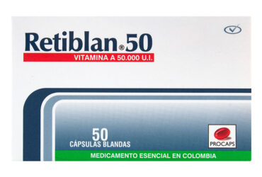 RETIBLAN 50 MG 50 CAPSULAS