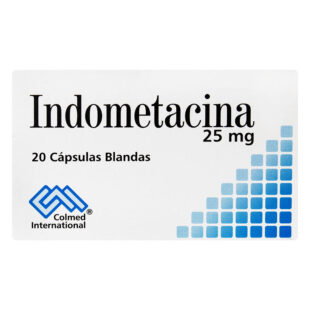 INDOMETACINA 25 MG 20 CAPSULAS PC