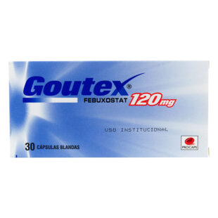 GOUTEX 120 MG 30 CAPSULAS BLANDAS (A)