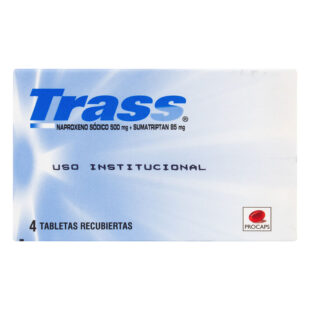 TRASS 500/85 MG 4 TABLETAS