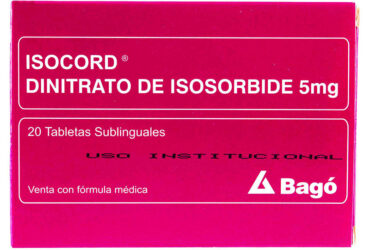 ISOCORD SUBLING 5 MG 20 TABLETAS