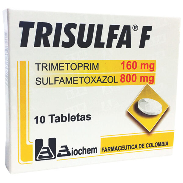 TRISULFA-F 10 TABLETAS