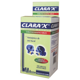 CLARAX TABLETAS MASTICABLES X 100 FRA