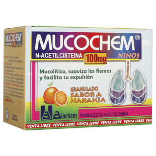 MUCOCHEM 100 MG NINOS 30 SOBRES
