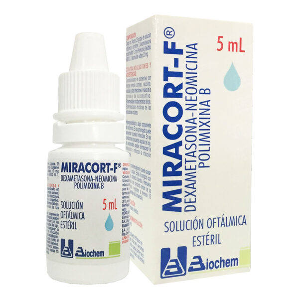 MIRACORT-F SOLUCION OFTALMICA 5 ML