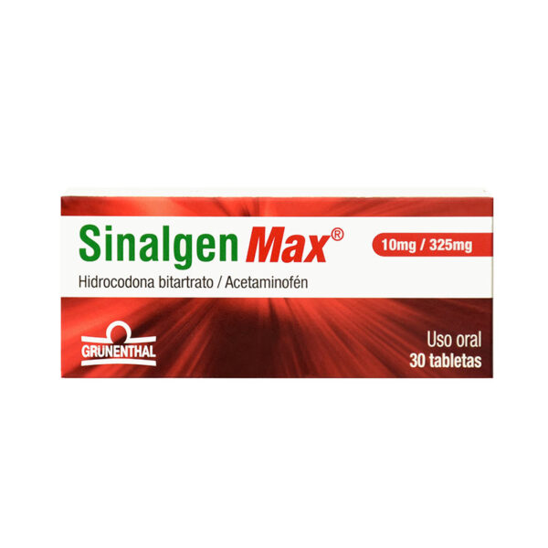 SINALGEN MAX 10/325 MG 30 TBS(3%+)(PAE)