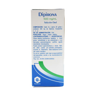 DIPIRONA GOTAS 500 MG 10 ML EX