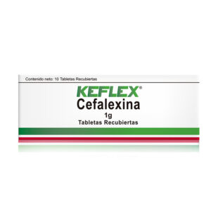 KEFLEX 1 GR 10 TABLETAS (3%+)(A)(PAE)