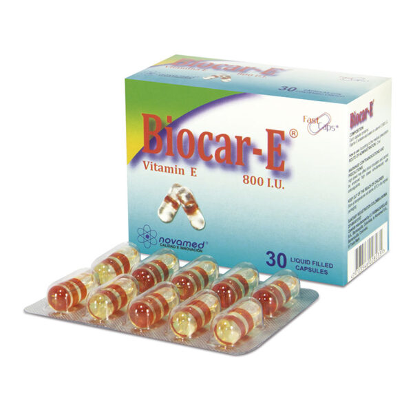 VITAMINA E BIOCAR-E 800 U.I.30 CAPSULAS