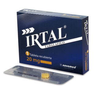 TADALAFILO IRTAL 20 MG 1 TABLETAS
