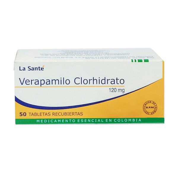 VERAPAMILO 120 MG 50 TABLETAS LS(P)15420