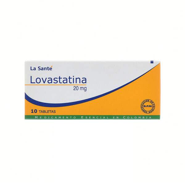 LOVASTATINA 20 MG 10 TABLETAS LS