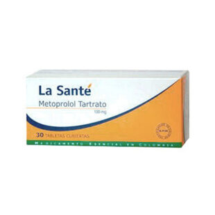 METOPROLOL 100 MG 30 TABLETAS LS