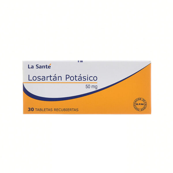 LOSARTAN 50 MG 30 TABLETAS LS