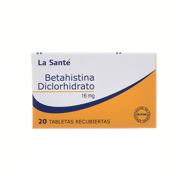 BETAHISTINA 16 MG 20 TABLETAS LS