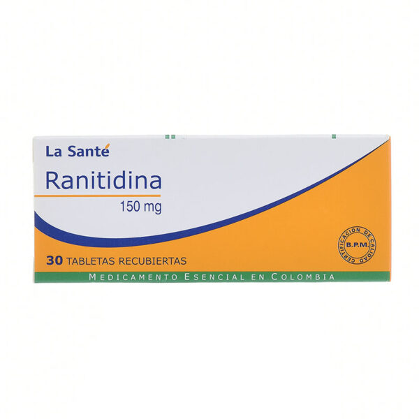 RANITIDINA 150 MG 30 TABLETAS LS