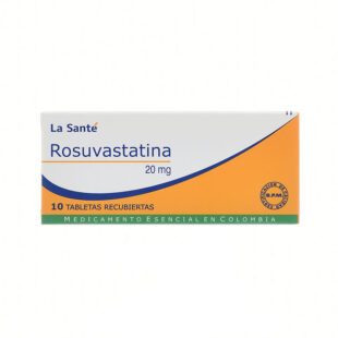 ROSUVASTATINA 20 MG 10 TBS LS