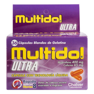 MULTIDOL ULTRA 400MG/65MG 36 CAPSULAS