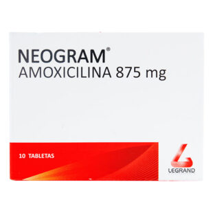 NEOGRAM 875 MG 10 TABLETAS