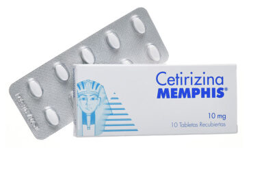 CETIRIZINA 10 MG 10 TBS RECUBIERTAS MP