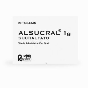 ALSUCRAL 1 GR 20 TABLETAS