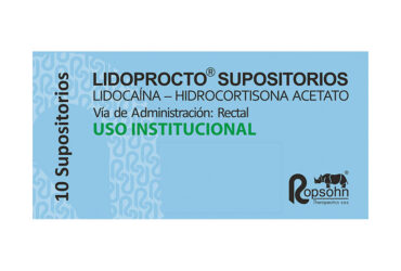 LIDOPROCTO 10 SUPOSITORIOS(3%+)