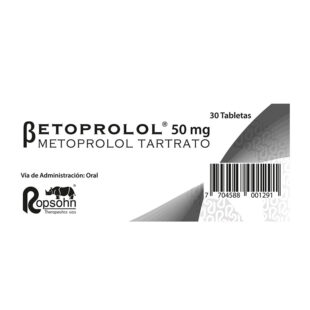 BETOPROLOL 50 MG 30 TABLETAS