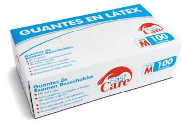 GUANTE FAST CARE LATEX T.M 100 UDS ICOM