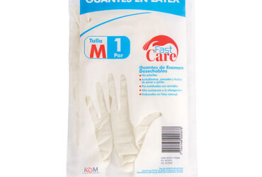 GUANTE FAST CARE LATEX T.M 12 PARES ICOM