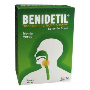 BENIDETIL 1.5MG MENT 120 ML SPR ICOM