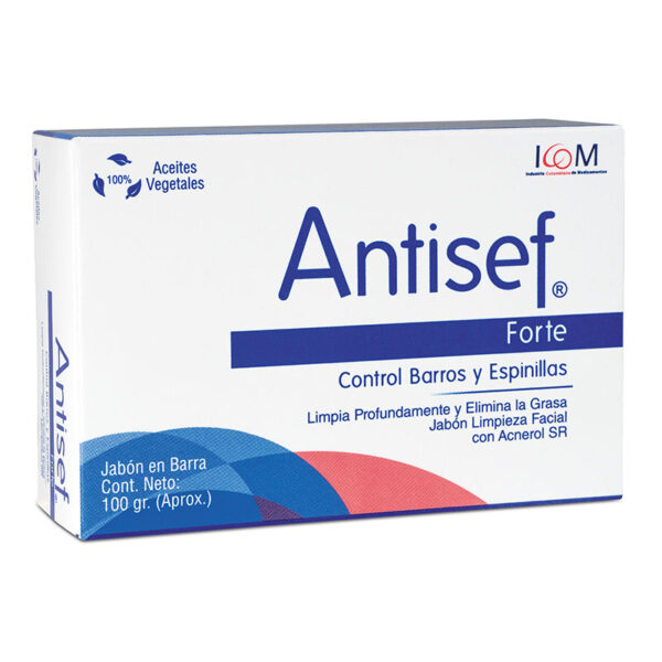 JABON ANTIACNE ANTISEF FORTE 100 GR ICOM