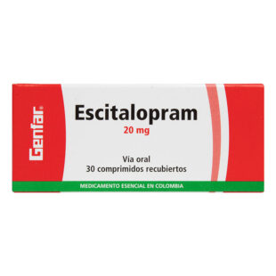 ESCITALOPRAM 20MG 30 COMPRIMIDOS GF(PAE)