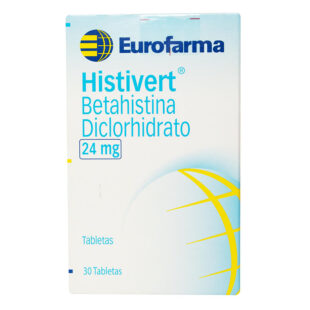 HISTIVERT 24 MG 30 TABLETAS(3%+)