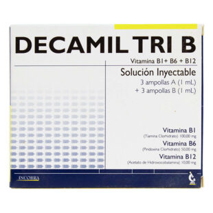 DECAMIL TRI B 6 AMPOLLAS