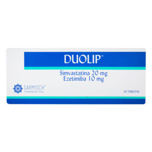 DUOLIP 20/10 MG 30 TABLETAS(P)91614