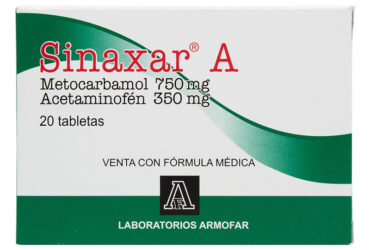 SINAXAR A 20 TABLETAS