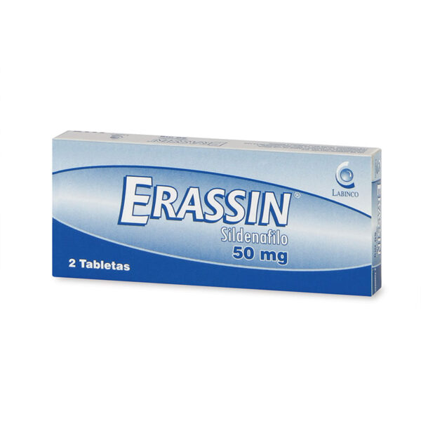 ERASSIN 50 MG 2 TABLETAS